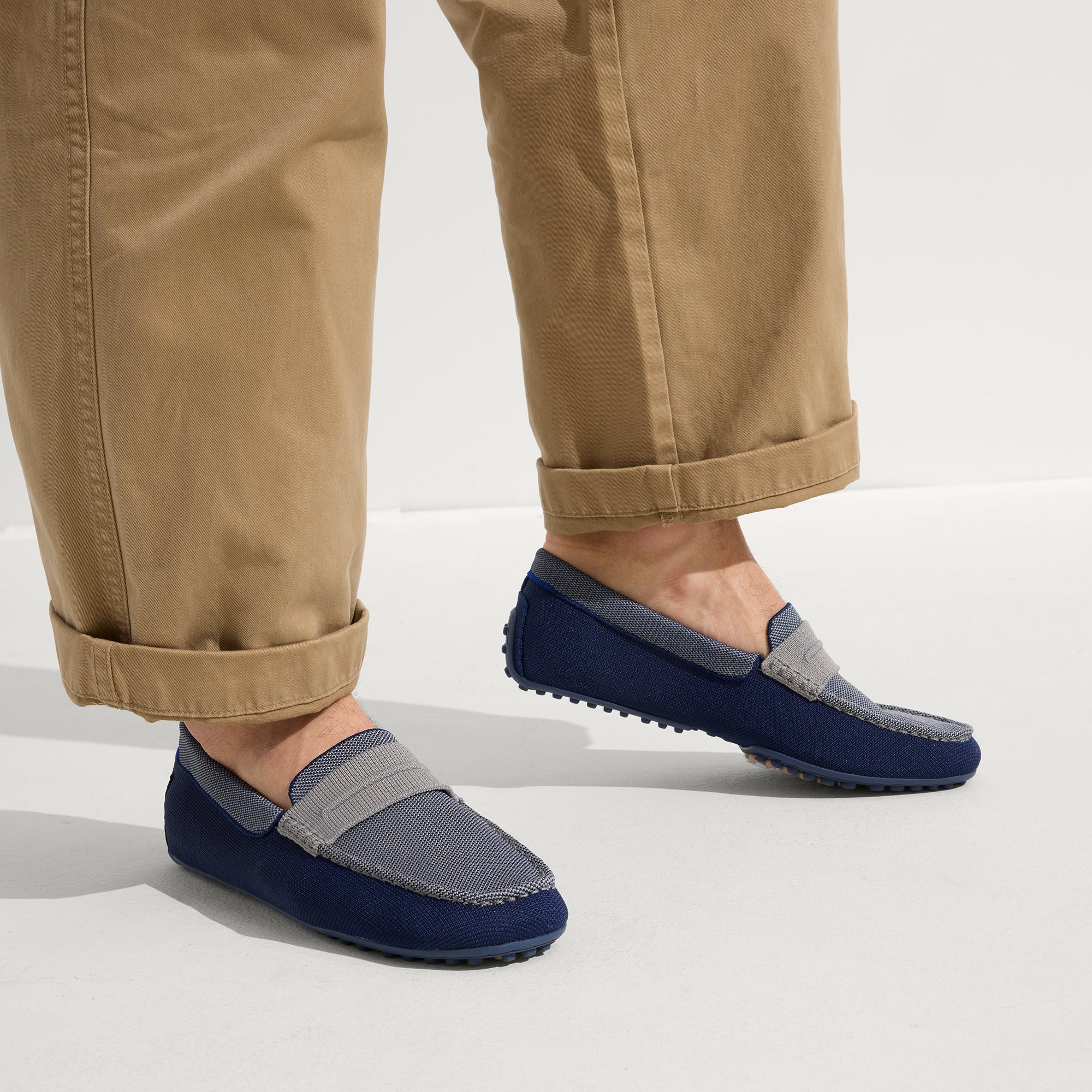Alternative view of The Driving Loafer   Amalfi Blue