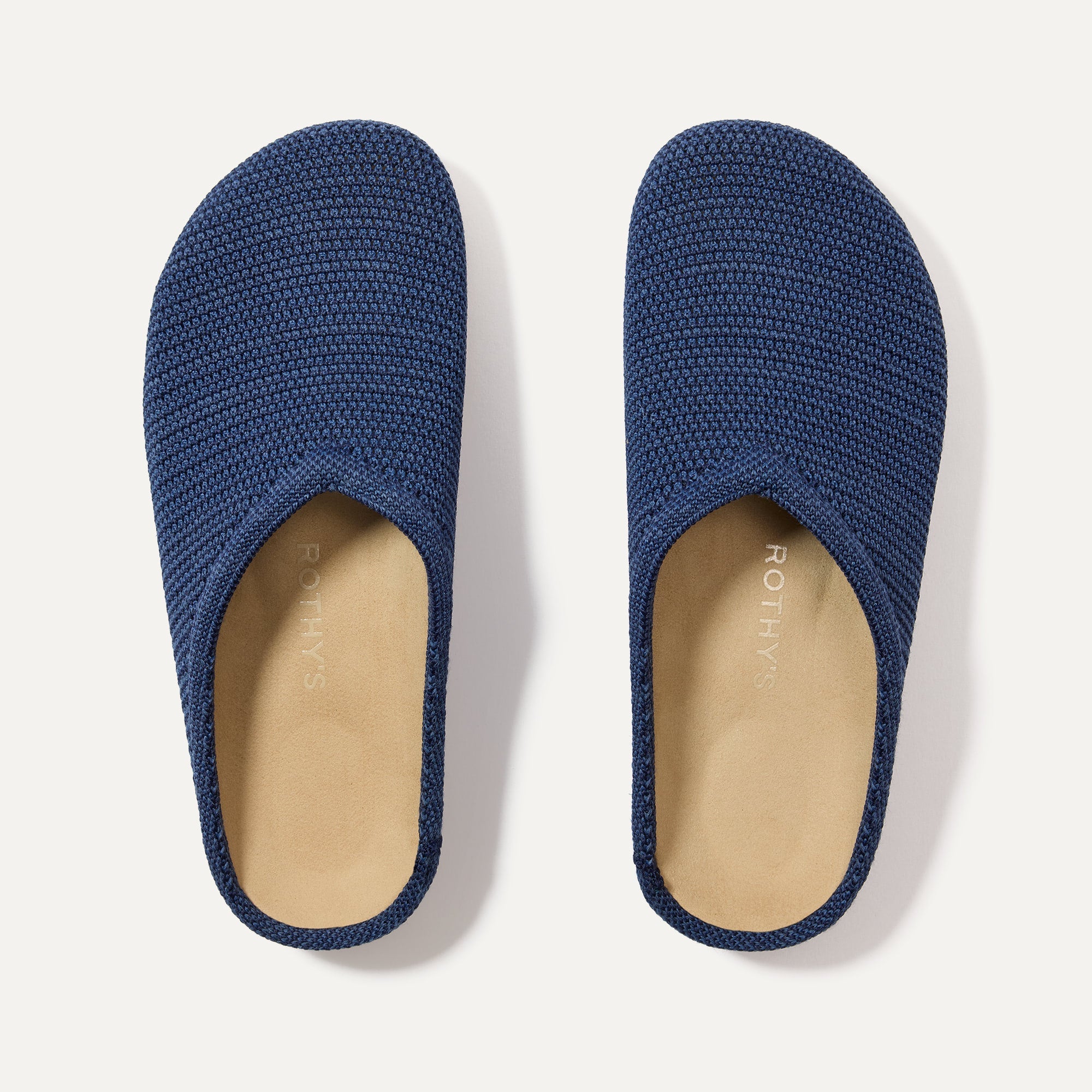 The Casual Clog   Blue Raffia Knit