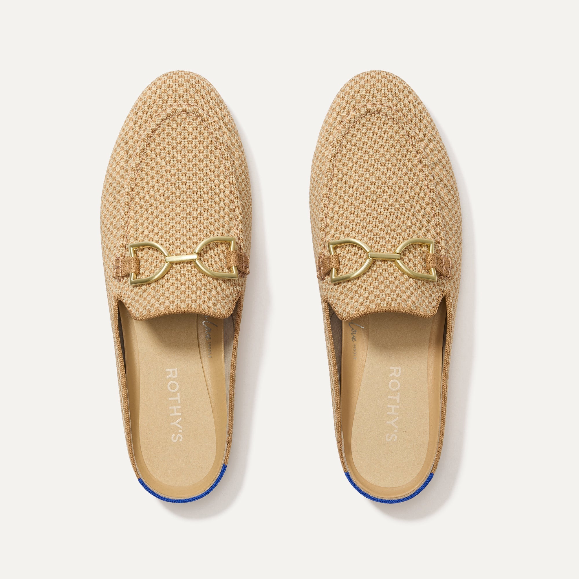The Double Bit Loafer Mule   Waffle Micro Check