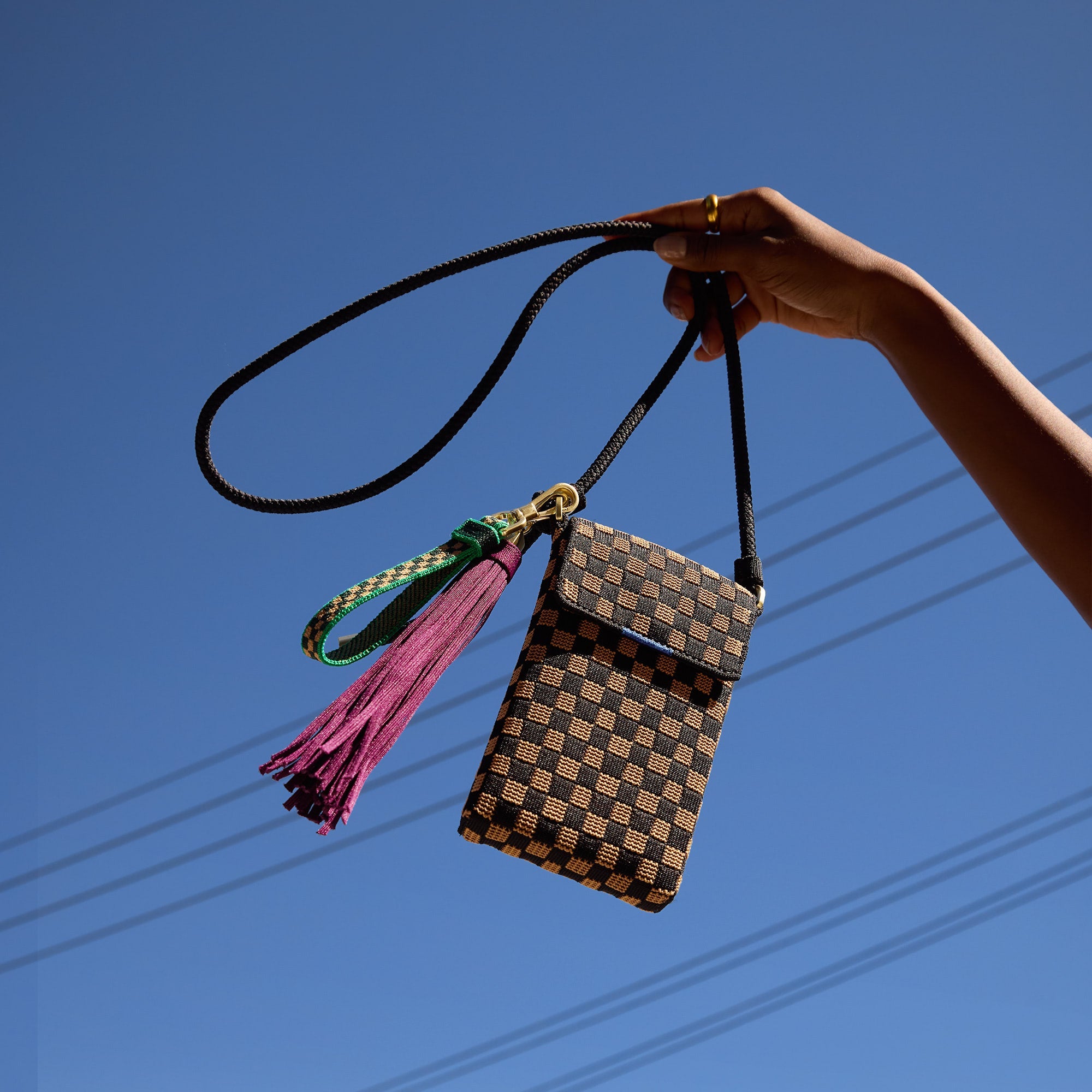 Alternative view of The Phone Crossbody   Midnight Song