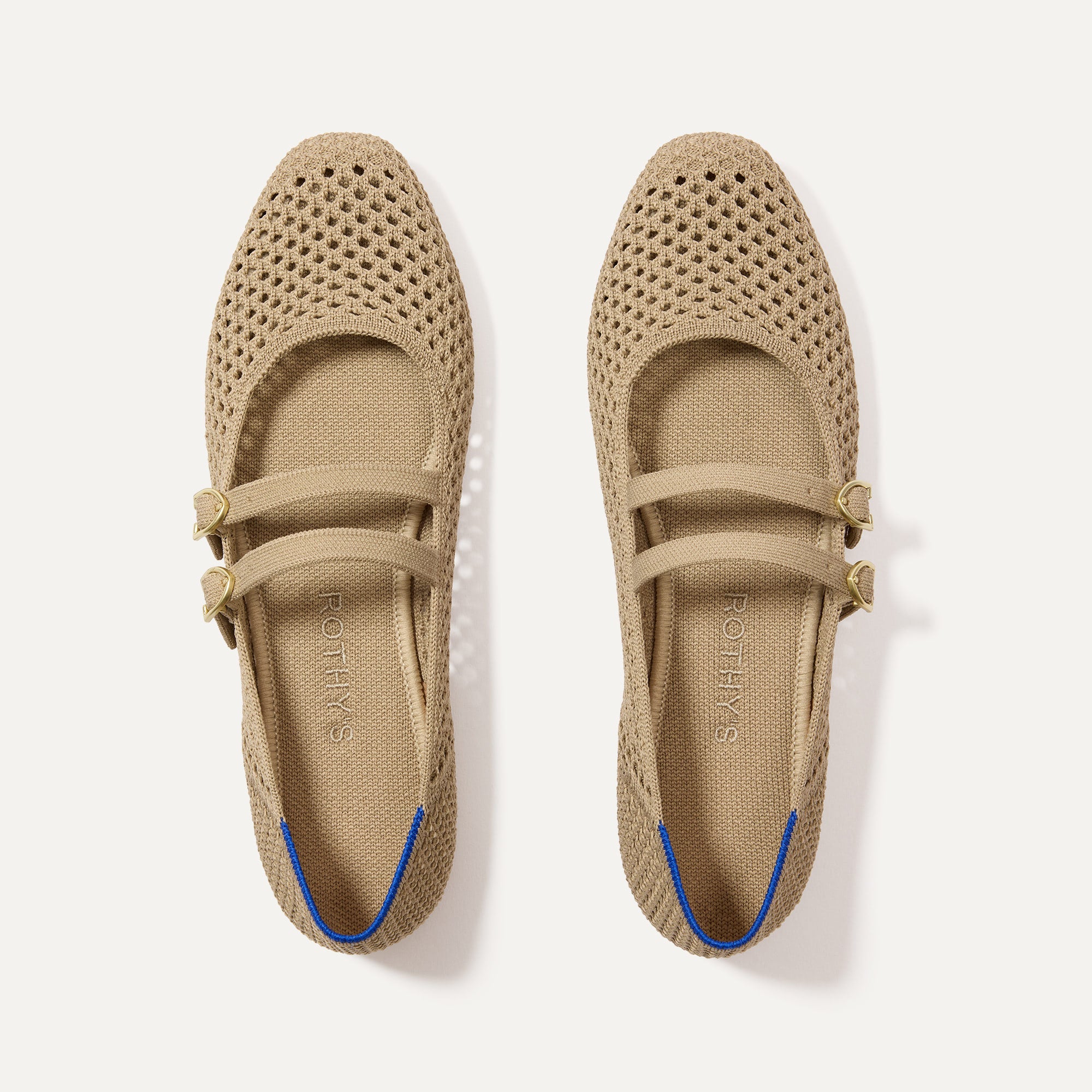 The Double Buckle Mary Jane   Dune Mesh