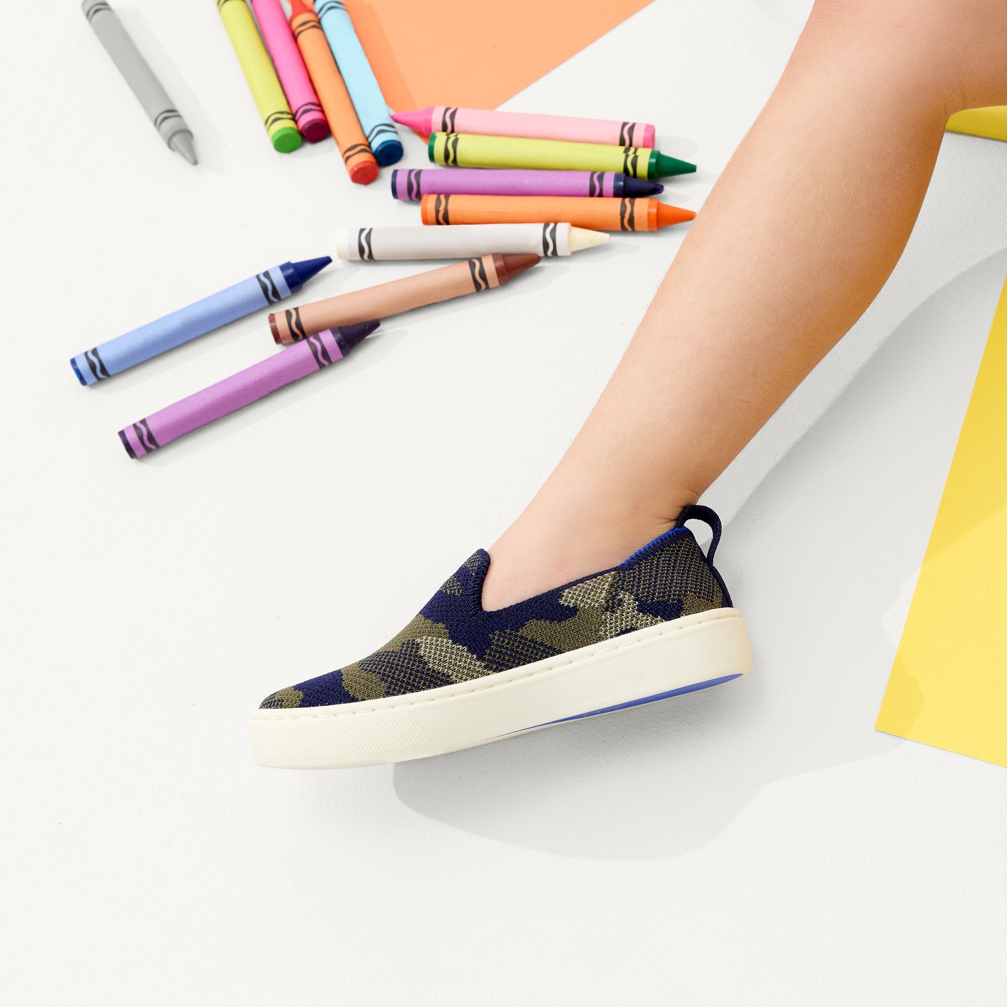 Alternative view of The Kids Sneaker   Spruce Camo