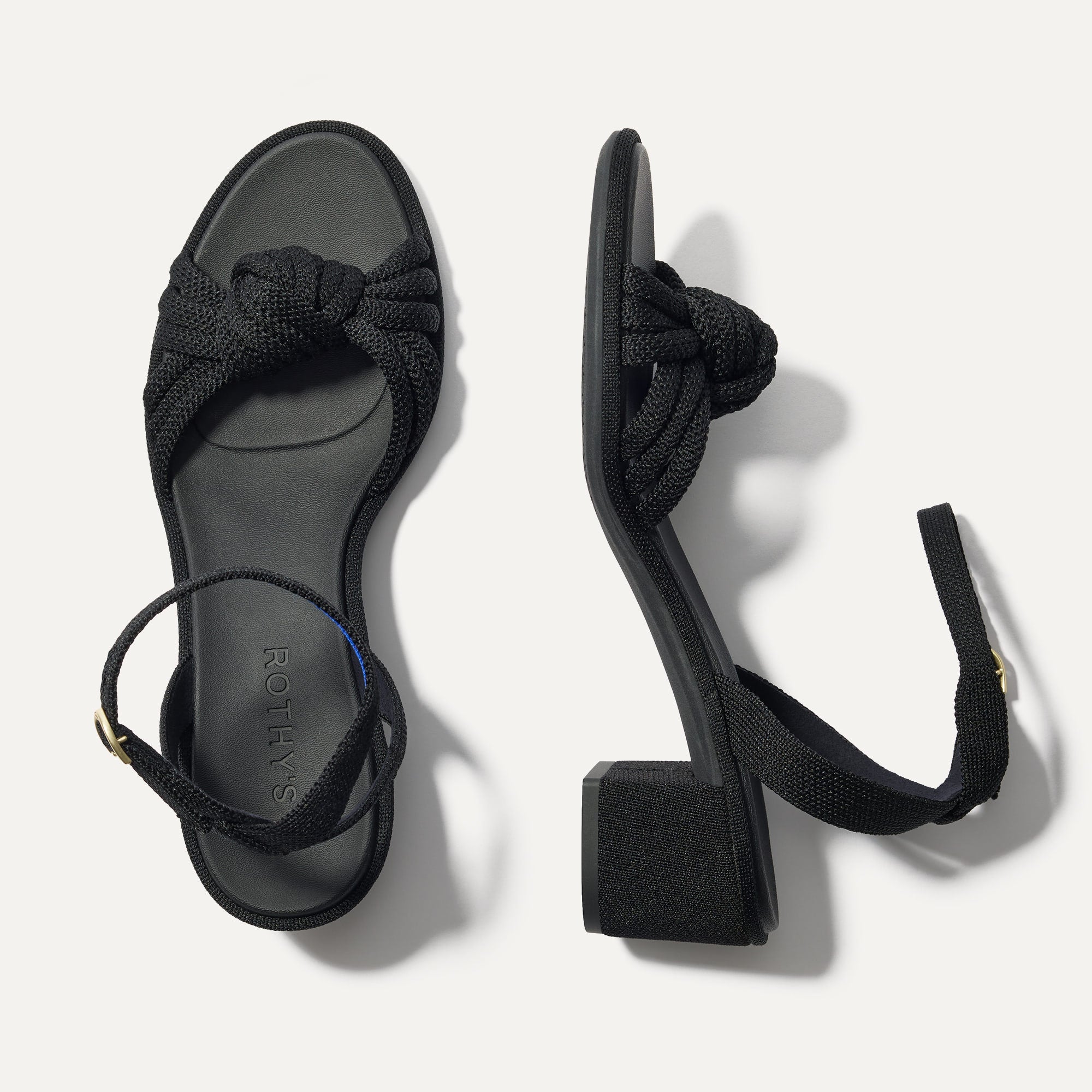 The Knot Sandal   Black