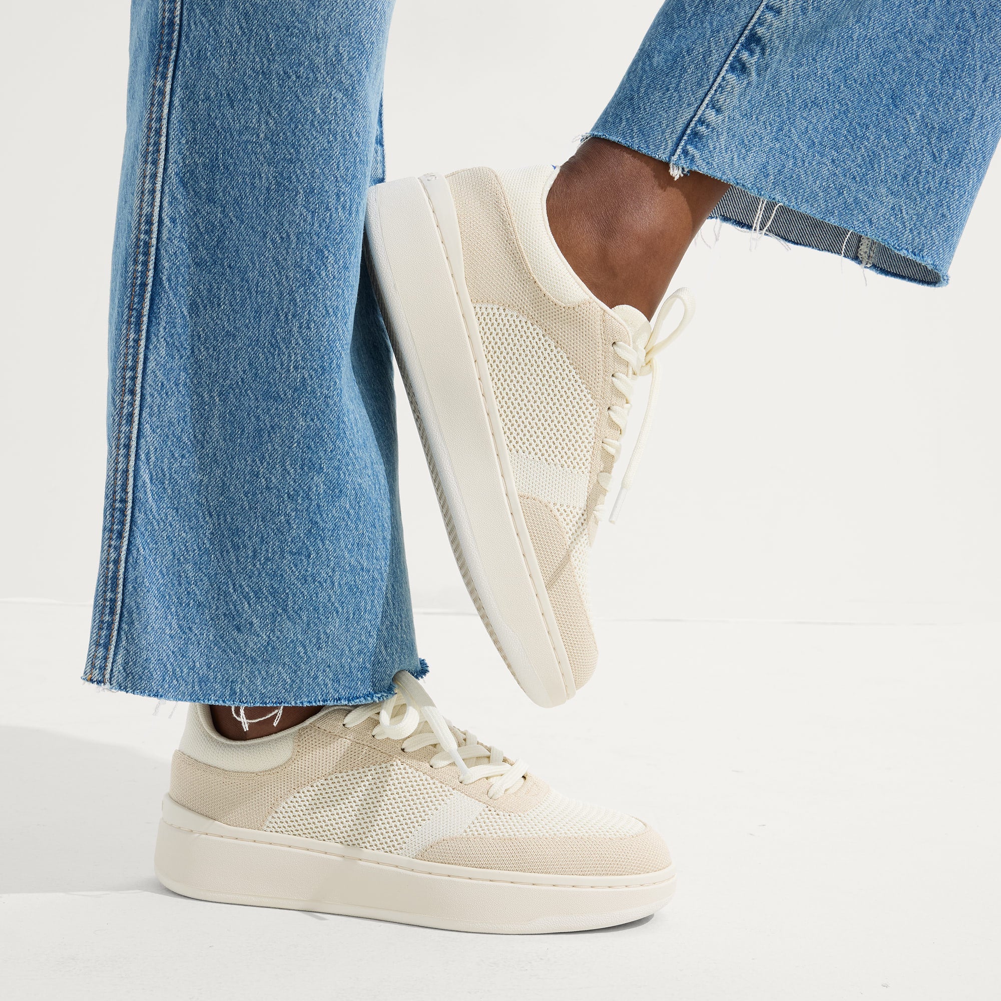 Alternative view of The Court Sneaker   Sand Dune