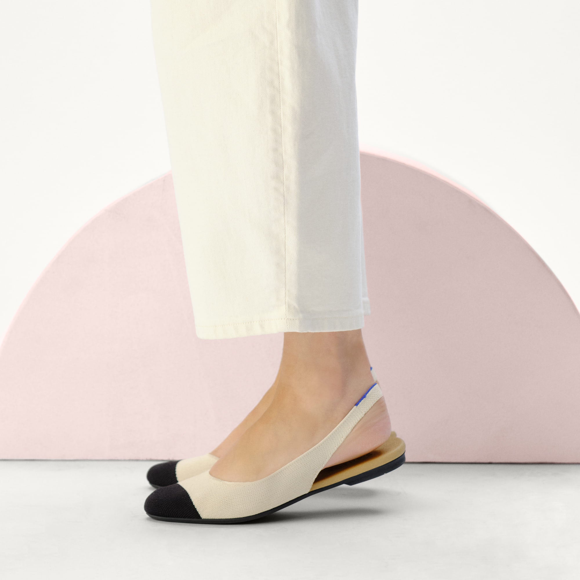 Alternative view of The Almond Slingback   Conch Captoe