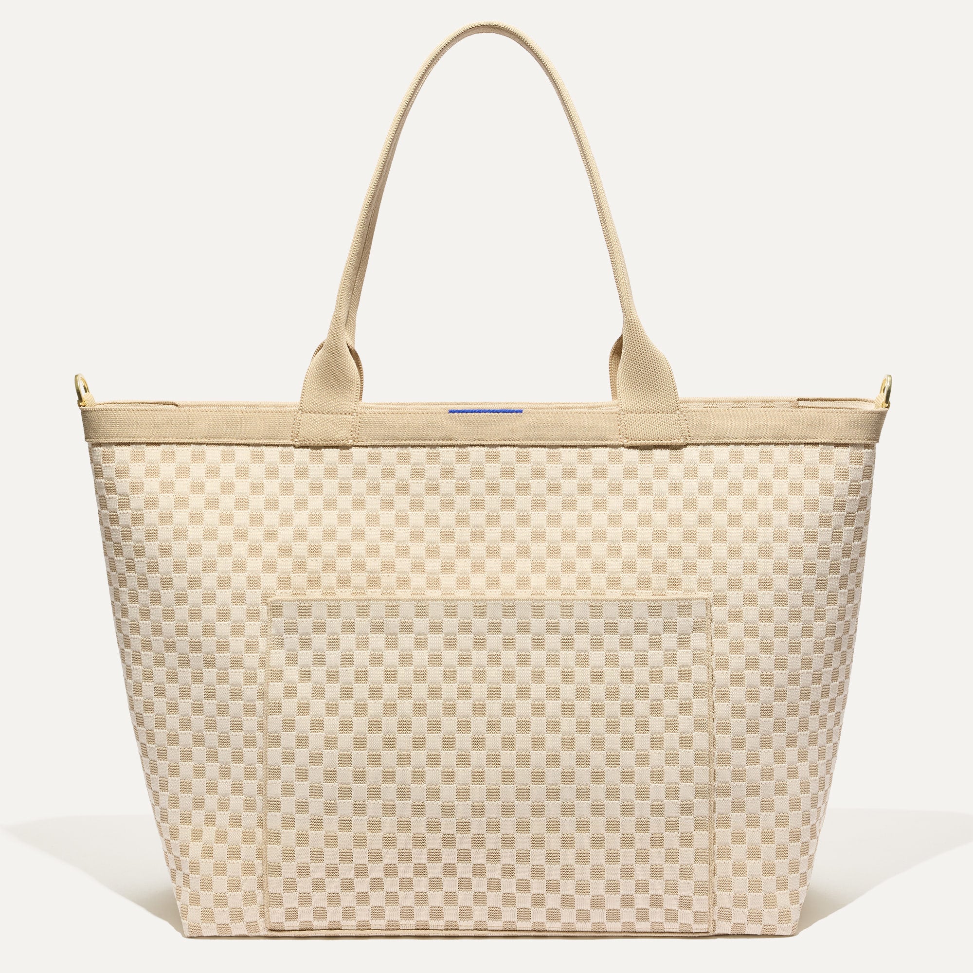 The Zip Travel Tote   Parchment Basketweave