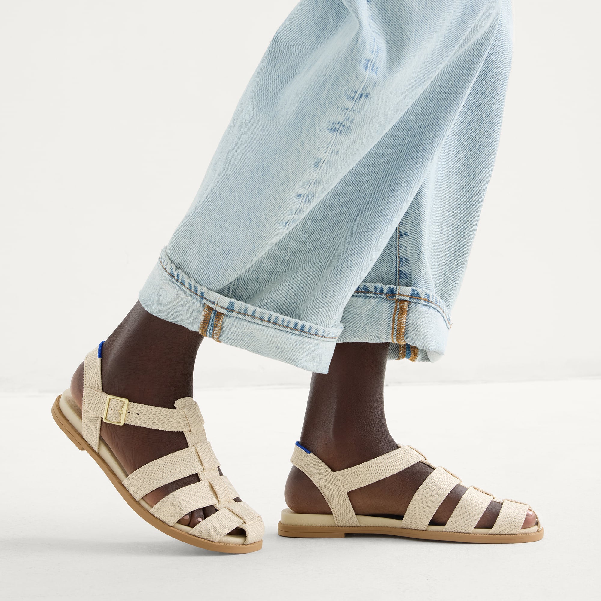 Alternative view of The Fisherman Sandal   Coconut