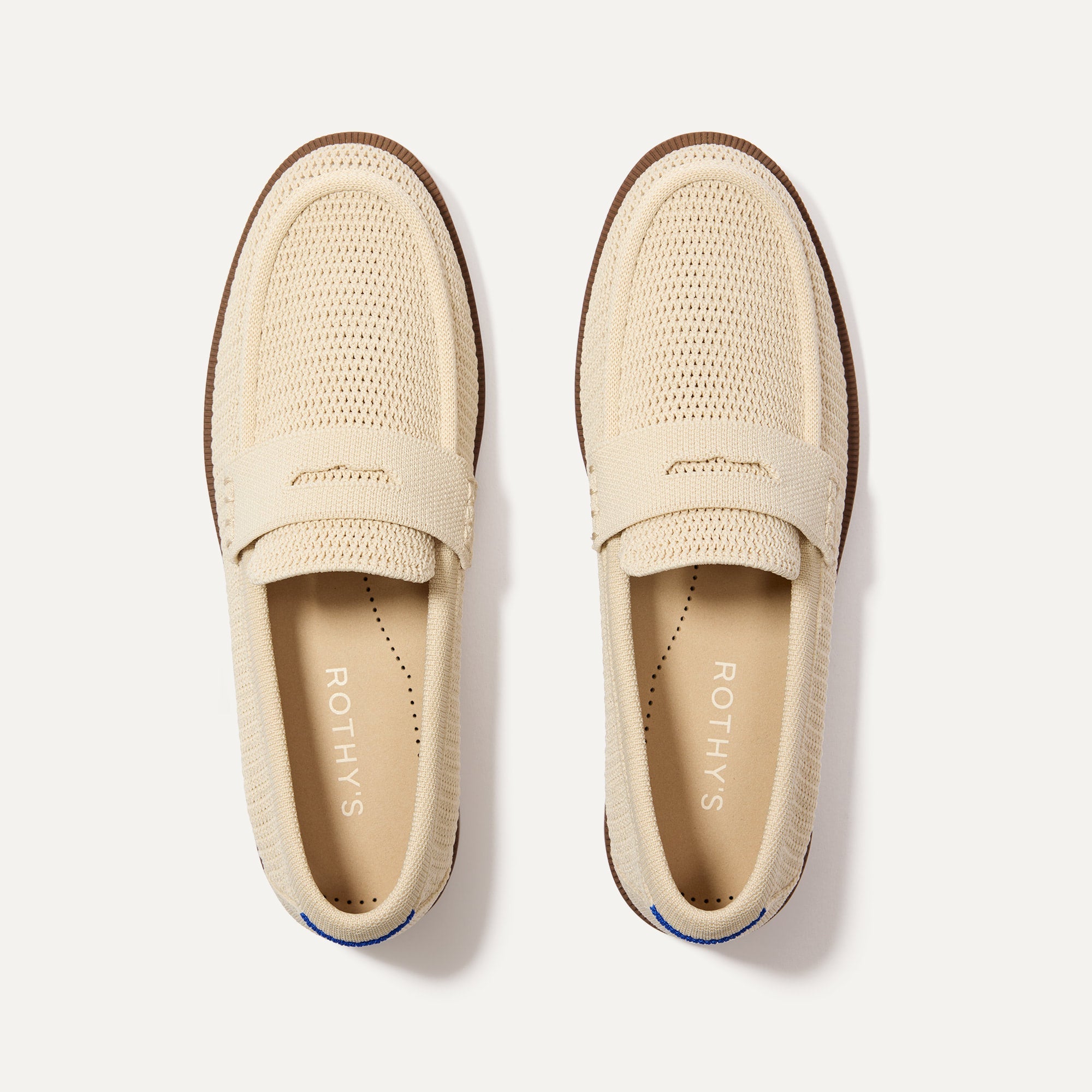 The Penny Loafer   Conch Raffia Knit