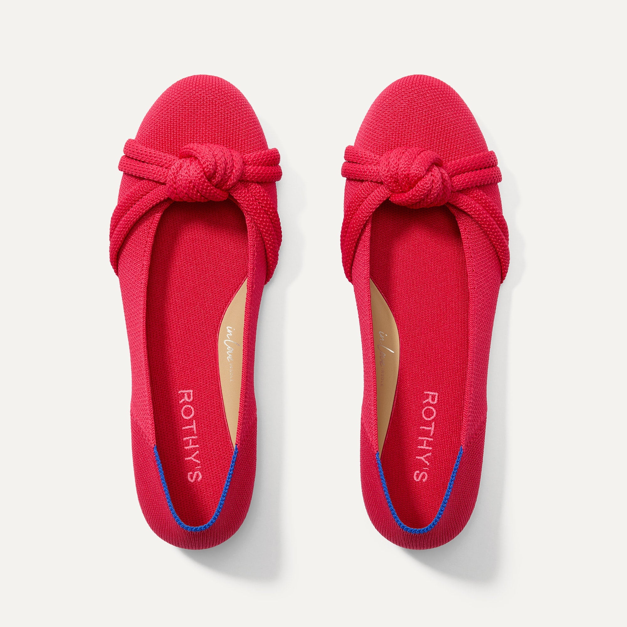 The Knot Ballet Flat   Lollipop Red