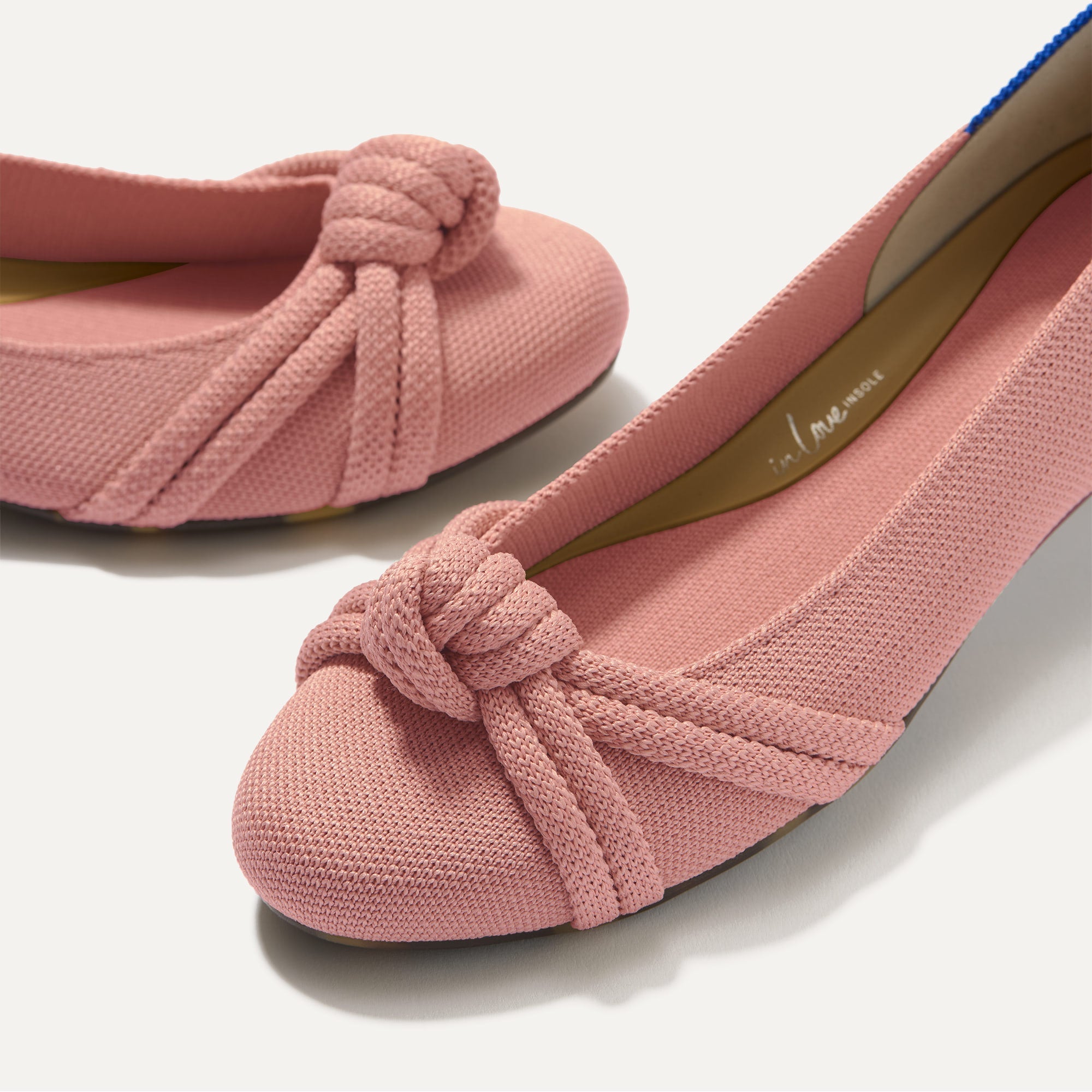 Alternative view of The Knot Ballet Flat   Peony