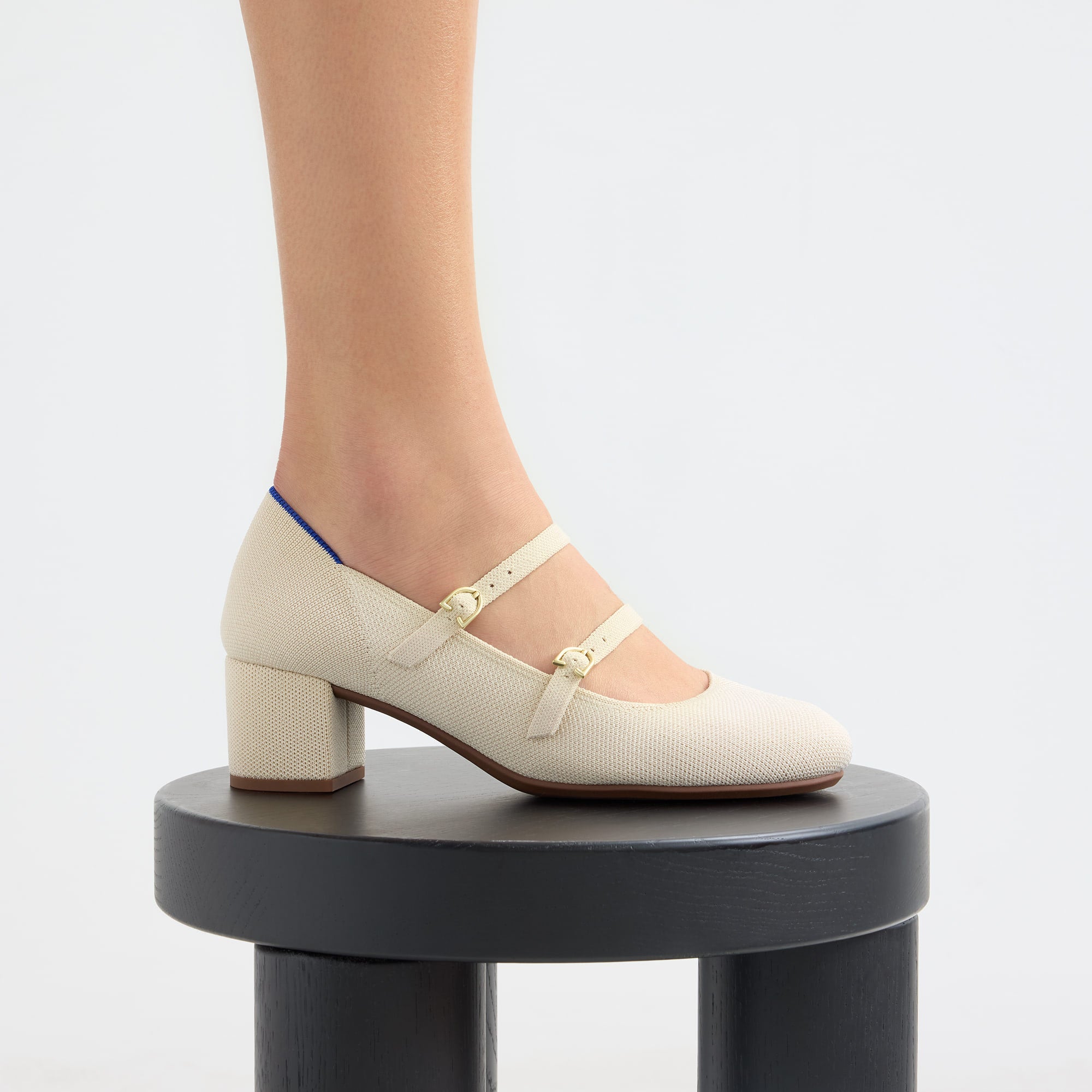 Alternative view of The Double Buckle Mary Jane Heel   Conch