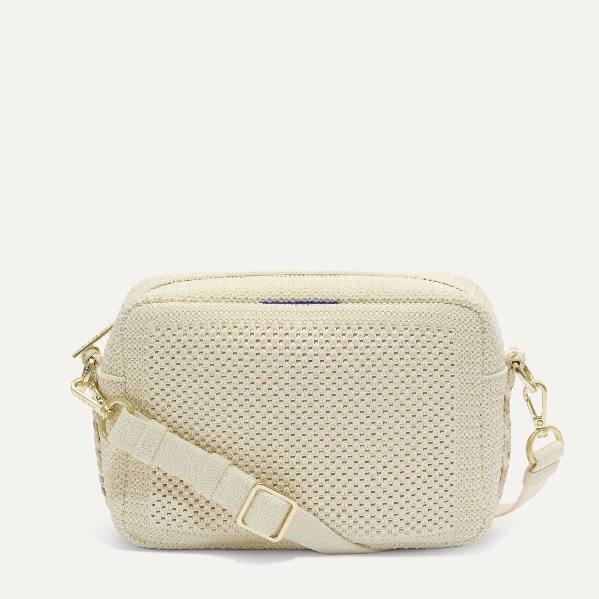 Alternative view of The Crossbody Camera Bag   Cream Twist Open Knit