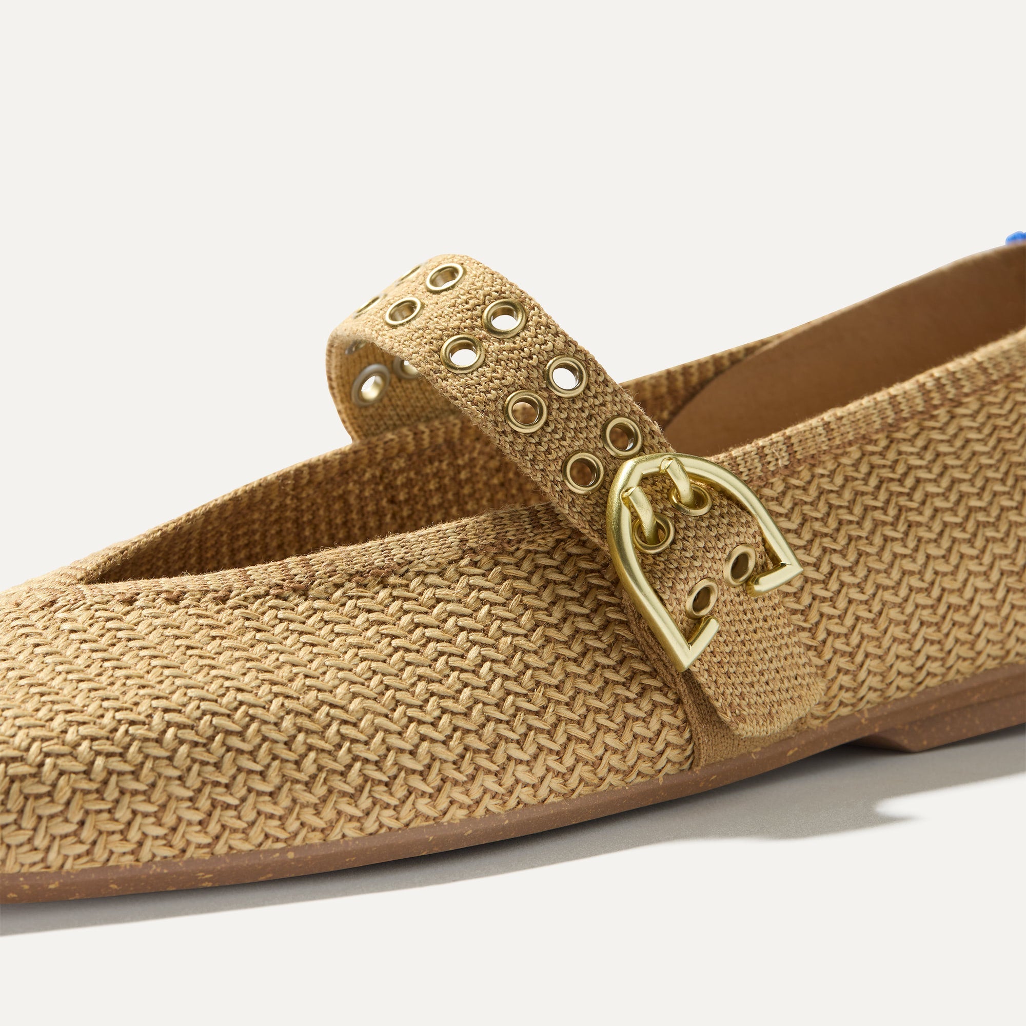 Alternative view of The Max Buckle Mary Jane   Tan Woven