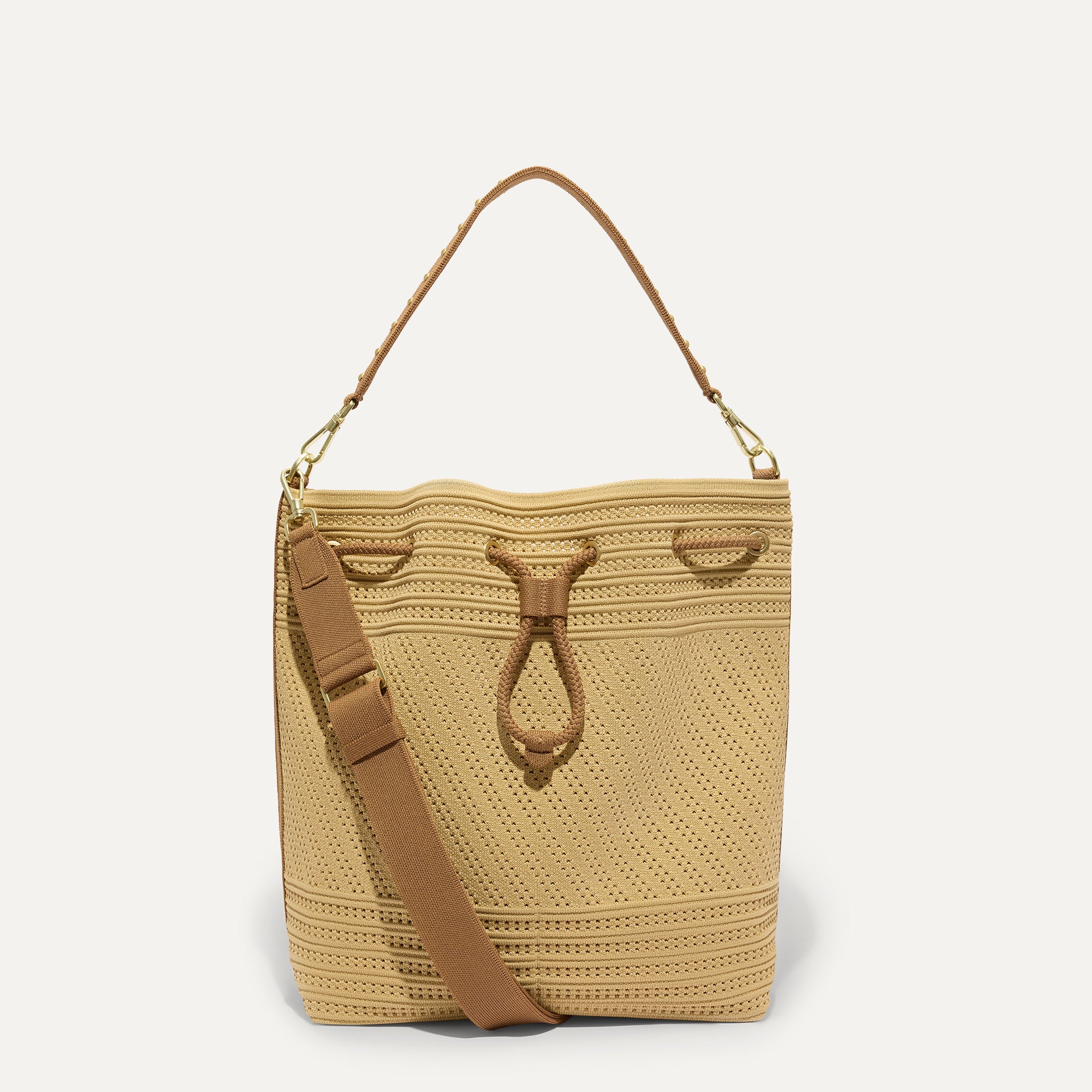 Alternative view of The Cinch Bucket Bag   Brown Butter Crochet